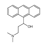 1-[9]anthryl-3-dimethylamino-propan-1-ol结构式