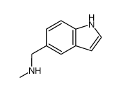 1-(1H-吲哚-5-基)-N-甲基甲胺结构式