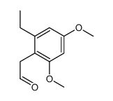 Acetaldehyde, (2-ethyl-4,6-dimethoxyphenyl)- (5CI) Structure