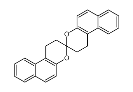 3,3'-spirobi[1,2-dihydrobenzo[f]chromene] Structure