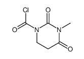 1(2H)-Pyrimidinecarbonylchloride,tetrahydro-3-methyl-2,4-dioxo-(9CI) structure