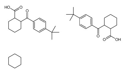 2-(4-tert-butylbenzoyl)cyclohexane-1-carboxylic acid,cyclohexane Structure