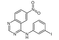 N-(3-iodophenyl)-6-nitroquinazolin-4-amine结构式