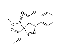 1-phenyl-1,5-dihydro-[1,2,3]triazole-4,4,5-tricarboxylic acid trimethyl ester结构式
