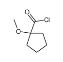 Cyclopentanecarbonyl chloride, 1-methoxy- (9CI) picture