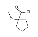 Cyclopentanecarbonyl chloride, 1-methoxy- (9CI)结构式