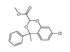 methyl 7-chloro-4-methyl-4-phenyl-[4H]-1,3-benzodioxin-2-carboxylate Structure