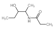 Propanamide,N-(2-hydroxy-1-methylbutyl)- Structure