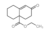 ethyl 2-oxo-3,4,5,6,7,8-hexahydronaphthalene-4a-carboxylate结构式