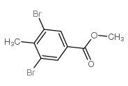Methyl 3,5-dibromo-4-methylbenzoate structure