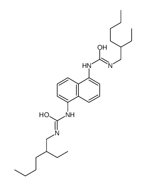 1-(2-ethylhexyl)-3-[5-(2-ethylhexylcarbamoylamino)naphthalen-1-yl]urea结构式