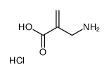 2-(aminomethyl)prop-2-enoic acid,hydrochloride Structure
