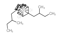 dichlorozirconium; 5-(2-methylbutyl)cyclopenta-1,3-diene Structure