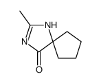 1,3-Diazaspiro[4.4]non-1-en-4-one, 2-methyl- (9CI) structure