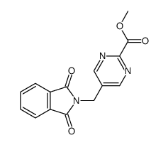 methyl 5-((1,3-dioxoisoindolin-2-yl)methyl)pyrimidine-2-carboxylate结构式