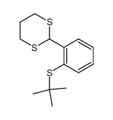 2-[2'-(tert-butylsulfanyl)phenyl]-1,3-dithiane结构式