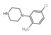 1-(5-Chloro-2-methylphenyl)piperazine Structure
