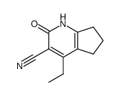 3-Cyano-4-ethyl-2-oxo-2,5,6,7-tetrahydro-1H-1-pyrindine Structure