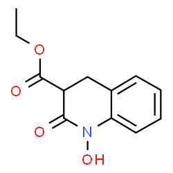 1,2,3,4-Tetrahydro-1-hydroxy-2-oxo-3-quinolinecarboxylic acid ethyl ester Structure