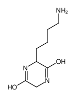 2,5-Piperazinedione,3-(4-aminobutyl)-(9CI) Structure