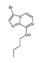 3-bromo-N-butylimidazo[1,2-a]pyrazin-8-amine Structure