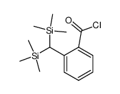 o-[Bis(trimethylsilyl)methyl]benzoyl chloride结构式