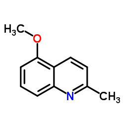 2-甲基-5-甲氧基喹啉结构式