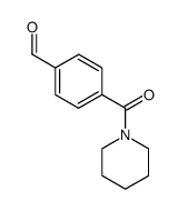 1-((4-formylphenyl)carbonyl)piperidine结构式