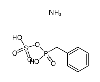 benzylphosphonic sulfuric anhydride, ammonia salt结构式
