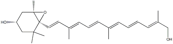 (3S,5R,6S)-5,6-Epoxy-5,6-dihydro-12'-apo-β,ψ-carotene-3,12'-diol picture