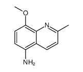 8-methoxy-2-methyl-5-quinolinamine(SALTDATA: FREE) structure