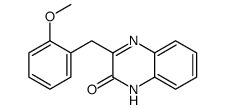 3-[(2-methoxyphenyl)methyl]-1H-quinoxalin-2-one结构式