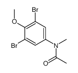 N-(3,5-dibromo-4-methoxyphenyl)-N-methylacetamide结构式