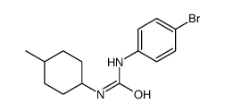 1-(4-bromophenyl)-3-(4-methylcyclohexyl)urea结构式