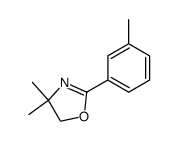 4,5-DIHYDRO-4,4-DIMETHYL-2-M-TOLYLOXAZOLE structure