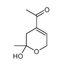 1-(6-hydroxy-6-methyl-2,5-dihydropyran-4-yl)ethanone结构式