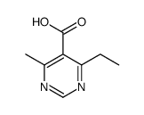 4-ethyl-6-methylpyrimidine-5-carboxylic acid Structure