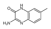 2(1H)-Quinoxalinone,3-amino-7-methyl-(9CI) structure
