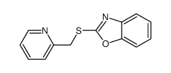 2-(pyridin-2-ylmethylsulfanyl)-1,3-benzoxazole Structure