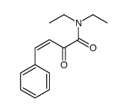 N,N-diethyl-2-oxo-4-phenylbut-3-enamide Structure