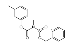 (3-methylphenyl) N-methyl-N-(pyridin-2-ylmethoxysulfinyl)carbamate结构式