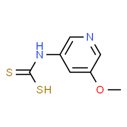 Carbamodithioic acid, (5-methoxy-3-pyridinyl)- (9CI) structure