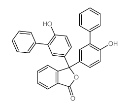 1(3H)-Isobenzofuranone,3,3-bis(6-hydroxy[1,1'-biphenyl]-3-yl)-结构式