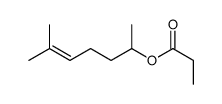 6-methylhept-5-en-2-yl propanoate结构式