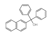 2-Naphthalenemethanol, a,a-diphenyl-结构式