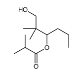 1-(2-hydroxy-1,1-dimethylethyl)butyl isobutyrate structure