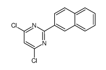 4,6-dichloro-2-[2]naphthyl-pyrimidine Structure