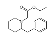 1-Piperidineacetic acid, 2-(phenylmethyl)-, ethyl ester Structure