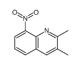 2,3-dimethyl-8-nitro-quinoline Structure