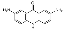 2,7-diamino-10H-acridin-9-one结构式